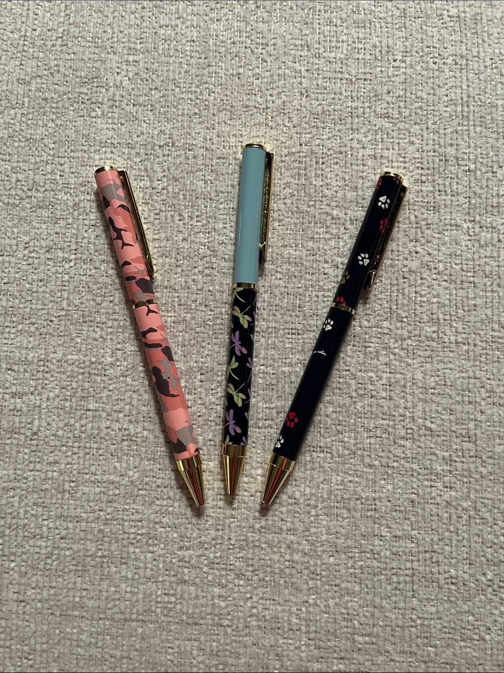 NWT Lug Refillable Ballpoint Pen Set of 3